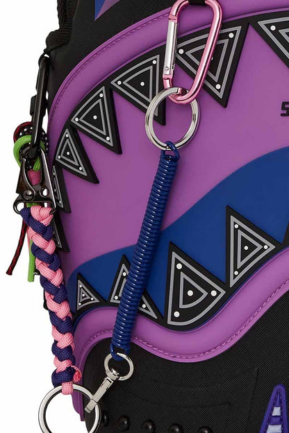 Zaino Sprayground nero A.I purple wonderland backpack