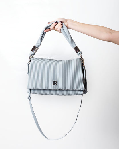 Borsa John Richmond in pliss&egrave; con manico e tracolla donna