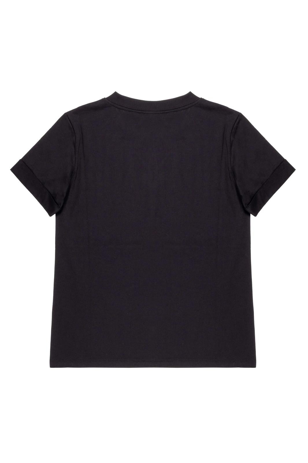 T-Shirt Nenette con strass multicolor donna