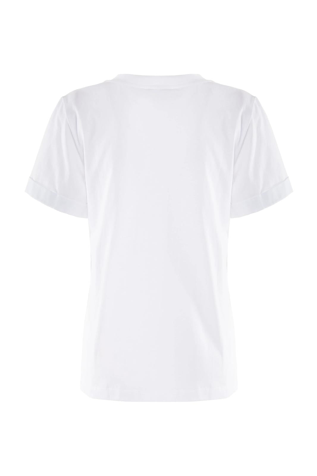 T-Shirt Nenette con ricamo e strass donna