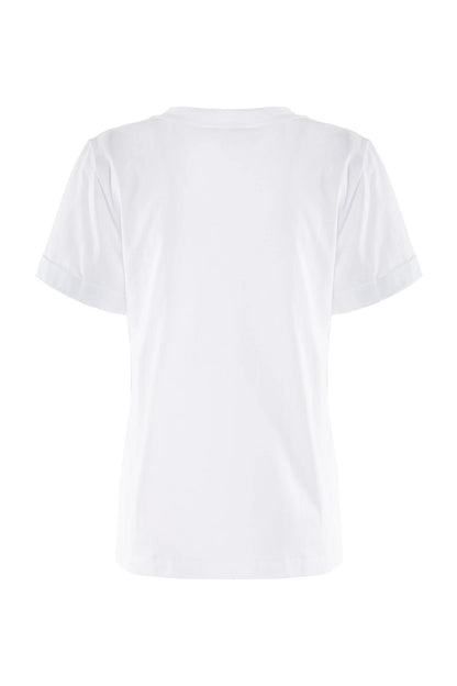 T-Shirt Nenette con ricamo e strass donna