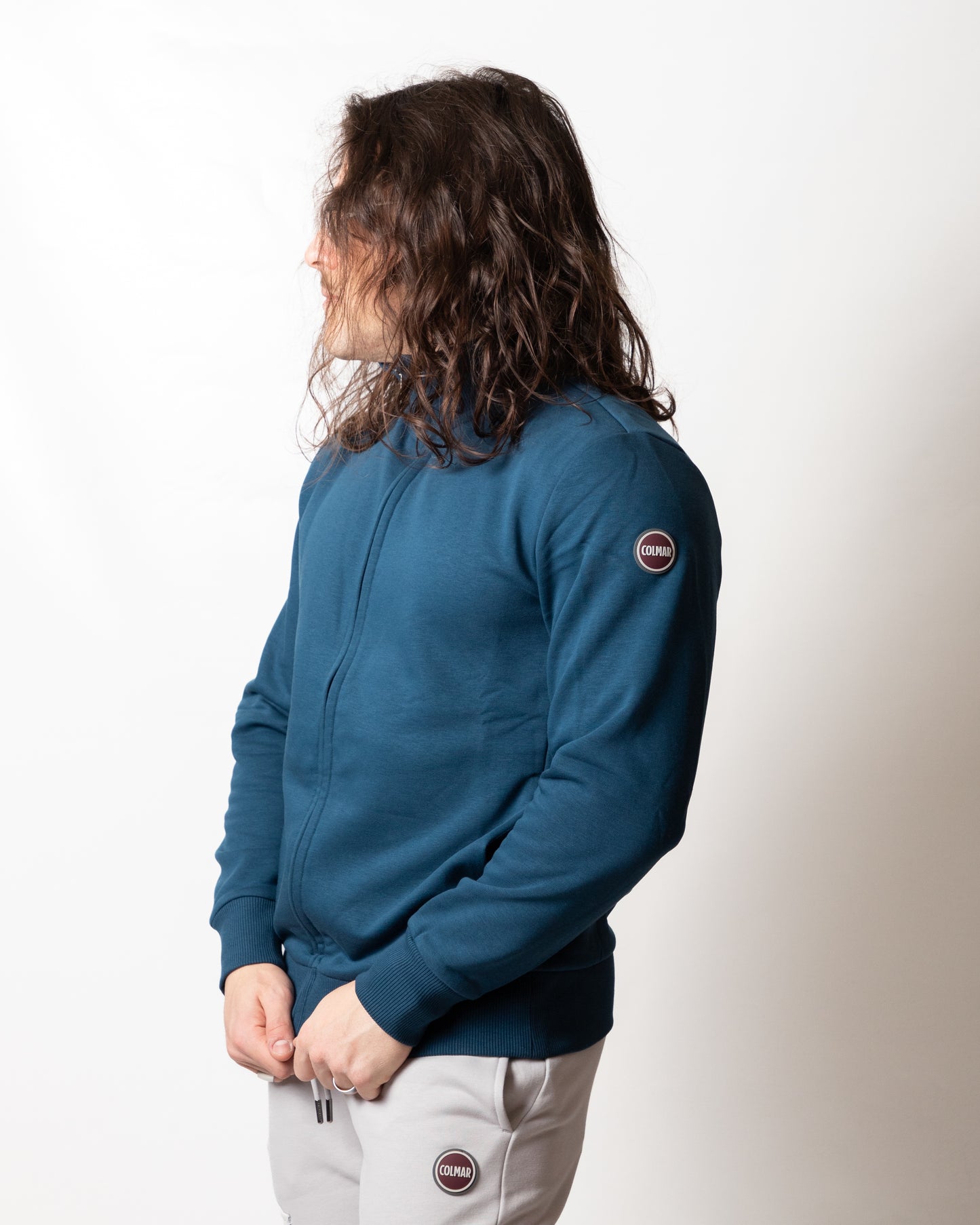 Felpa Colmar fullzip a collo alto "Modish" uomo