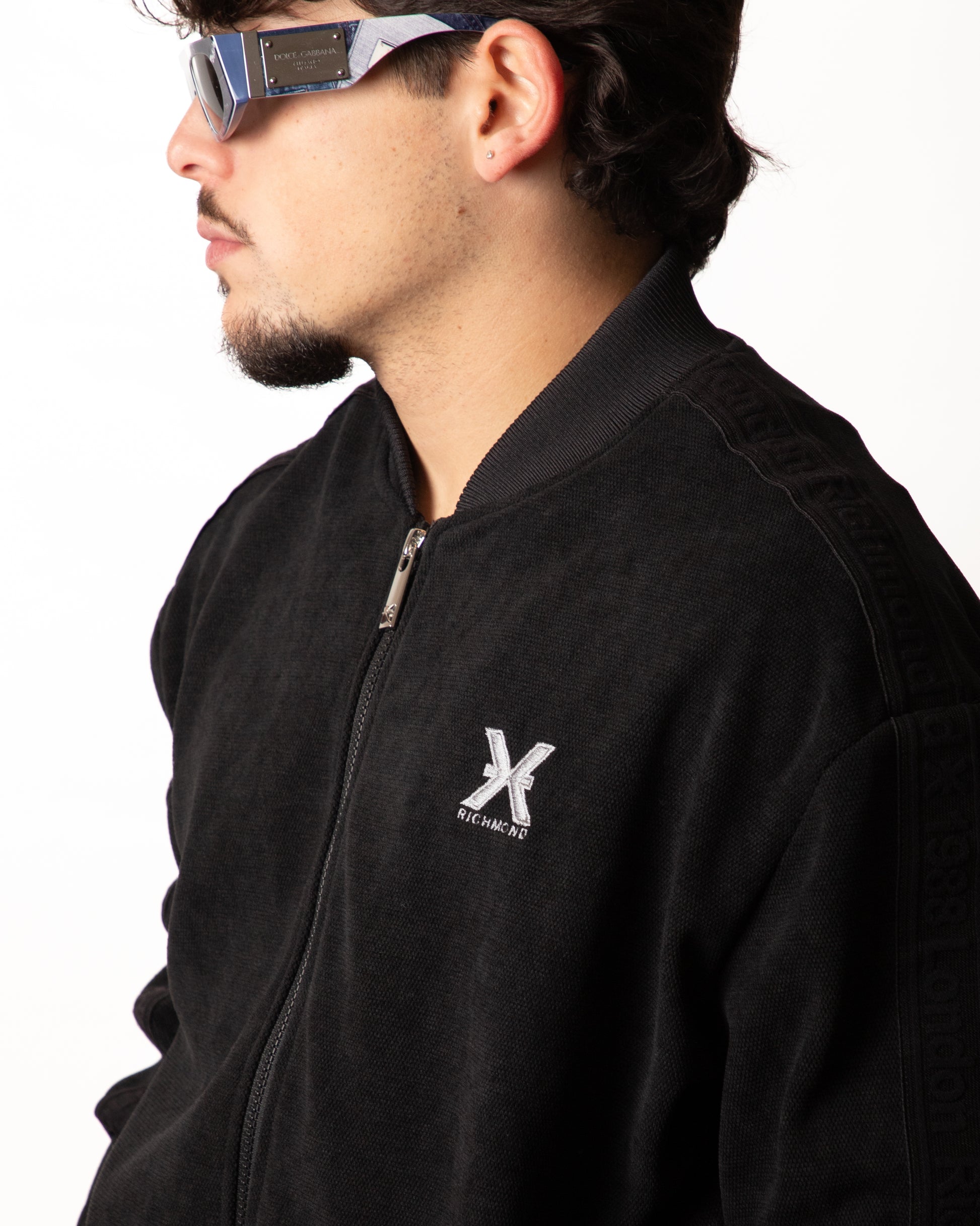 Felpa Richmond X fullzip in spugna uomo