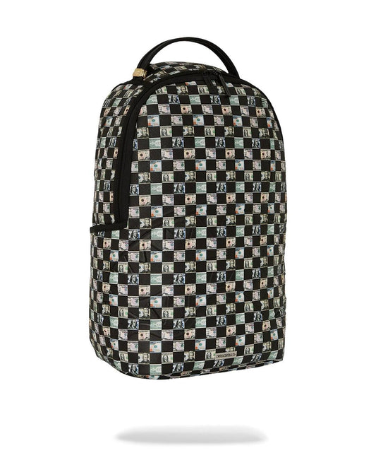 Zaino Sprayground bianco Money check pattern dlx backpack