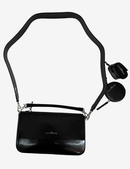 Borsa John Richmond in pelle lucida con borchie e portamonete donna