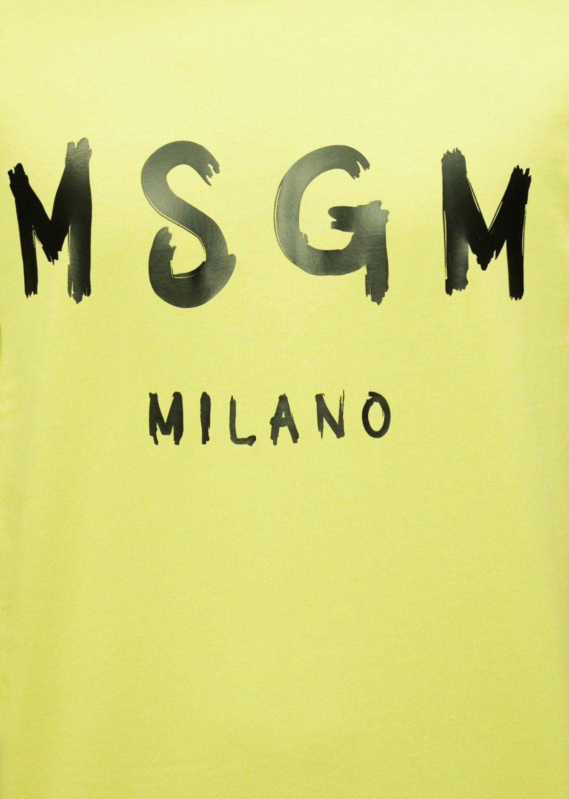 T-Shirt MSGM logo paint
