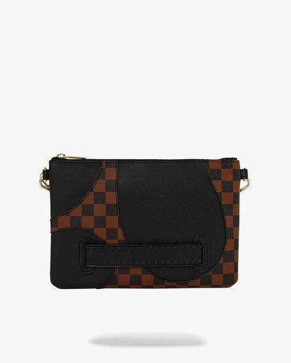 Pochette Sprayground marrone "JETSTREAM BROWN CROSSOVER CLUTCH"