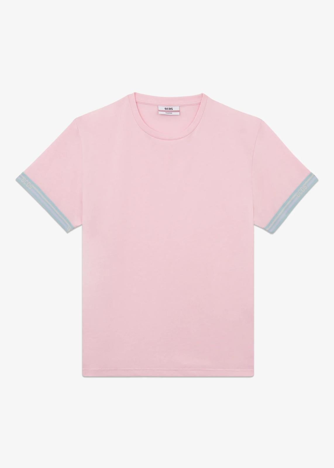 T-Shirt GCDS regular logo tape donna