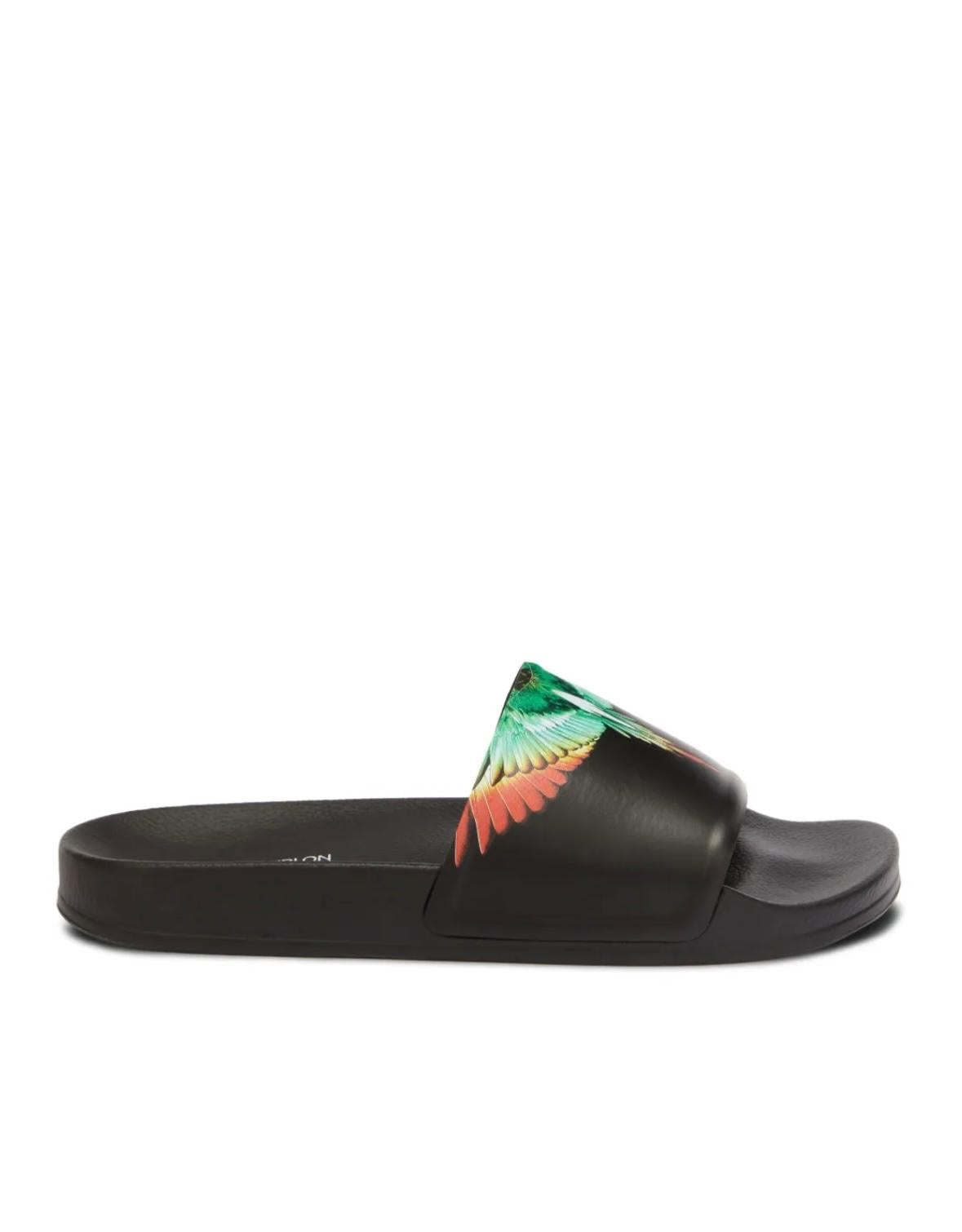 Ciabatte Marcelo Burlon in gomma "Icon Wings" uomo