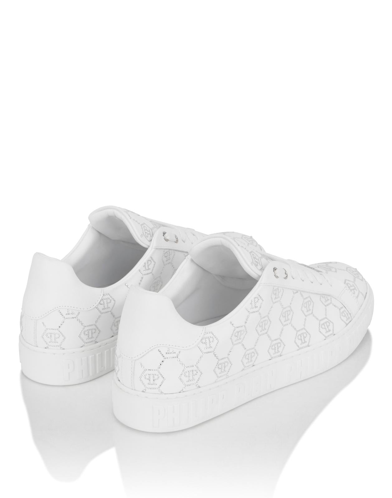 Sneakers Phillipp Plein "Logo Monogram Strass" uomo