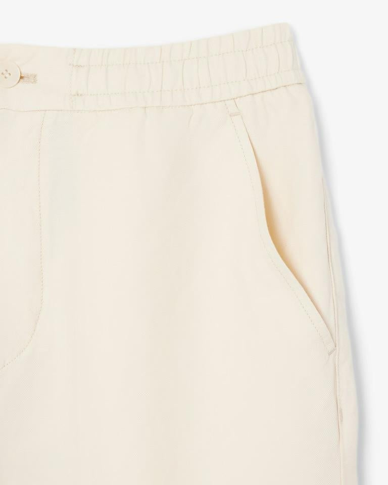 Pantalone Lacoste regular in misto lino uomo