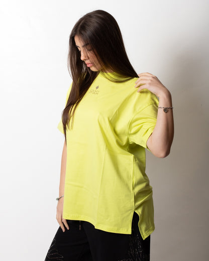 T-Shirt Marcelo Burlon oversize con logo animalier donna