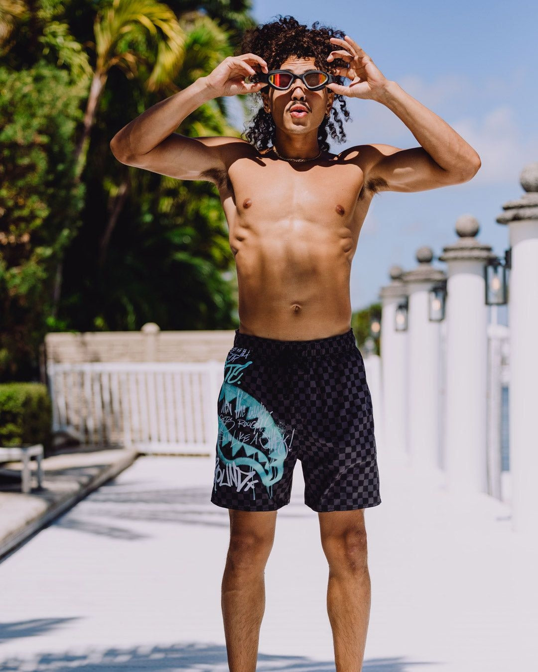 Boxer mare Sprayground con stampa graffiti uomo