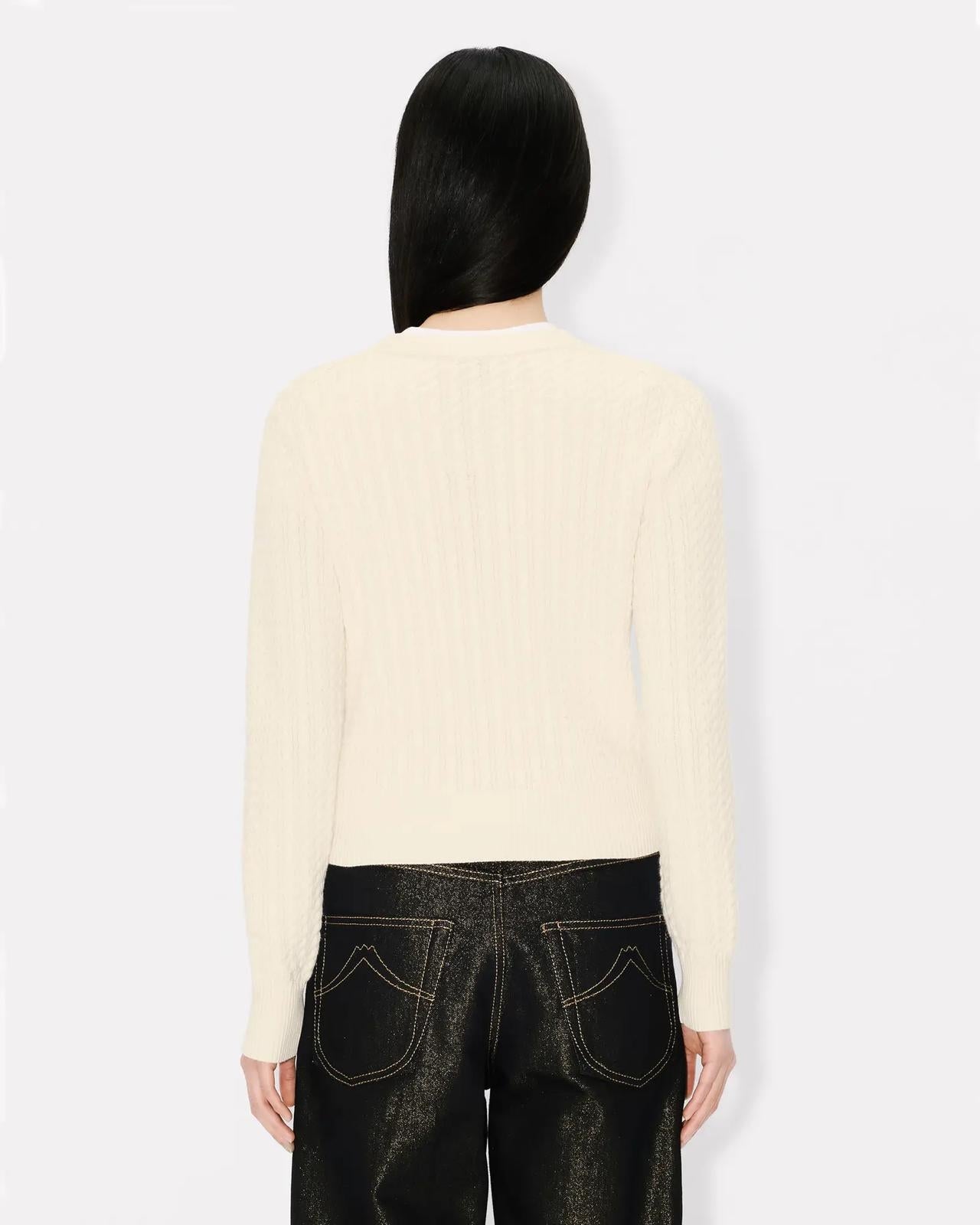 Maglia Kenzo girocollo "Boke Flower Cable" donna