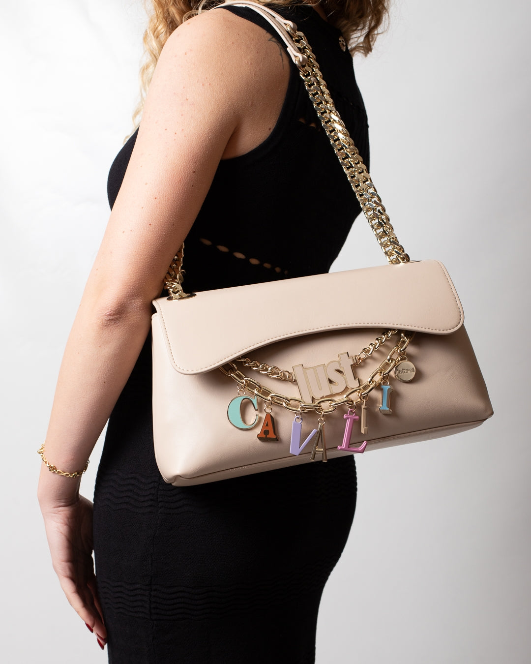 Borsa Just Cavalli "Logo Charms" donna