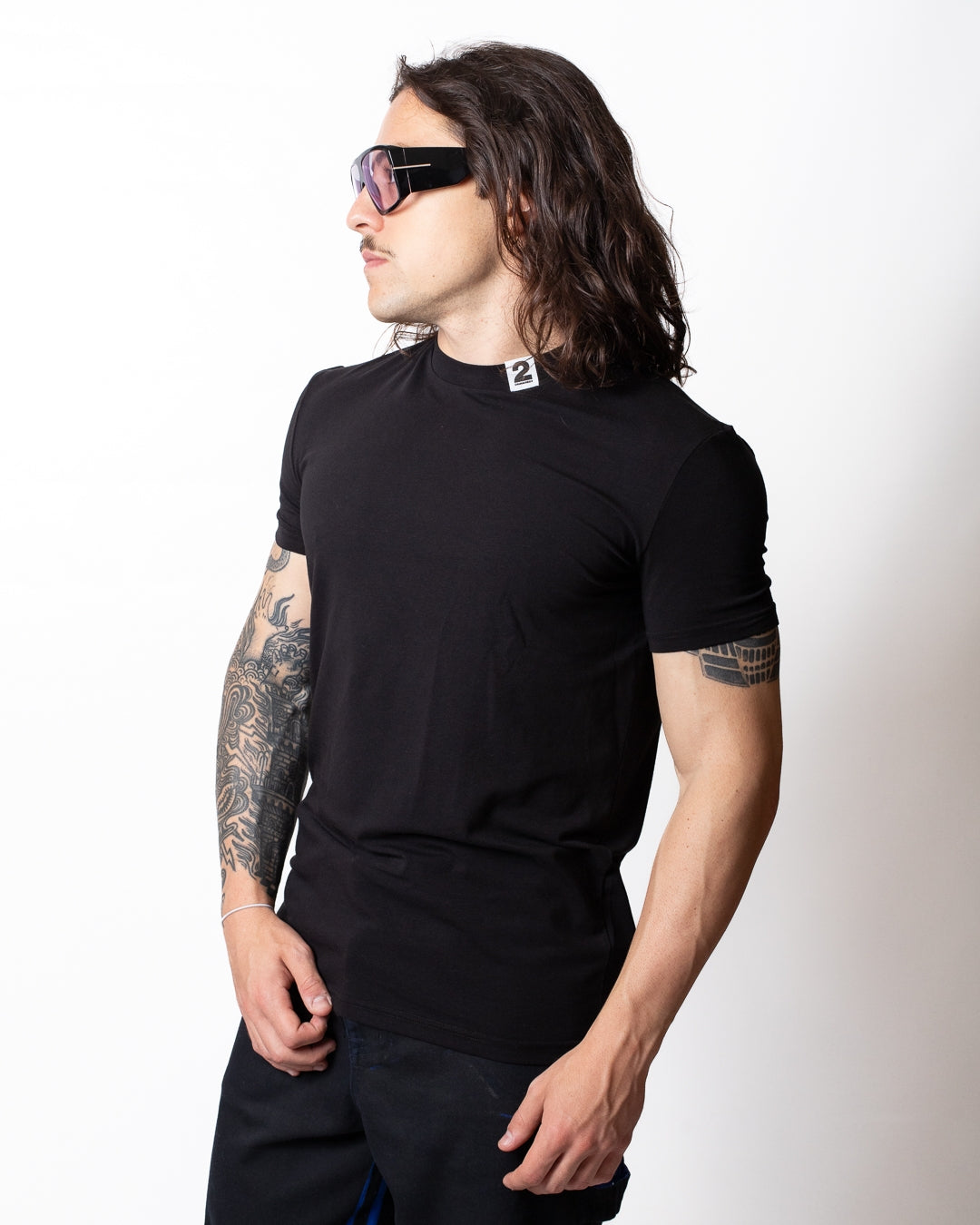 T-Shirt Dsquared2 con etichetta logata uomo