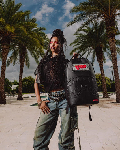 Zaino Sprayground nero REAL MONEY BACKPACK 
