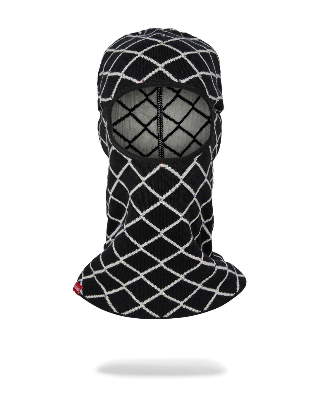 Balaclava Sprayground  in costina con logo "chainlink knit ski mask"