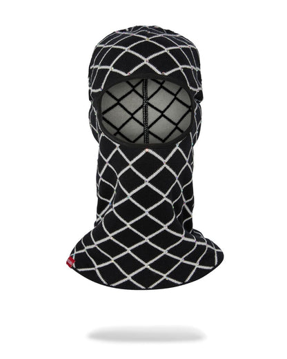 Balaclava Sprayground  in costina con logo "chainlink knit ski mask"