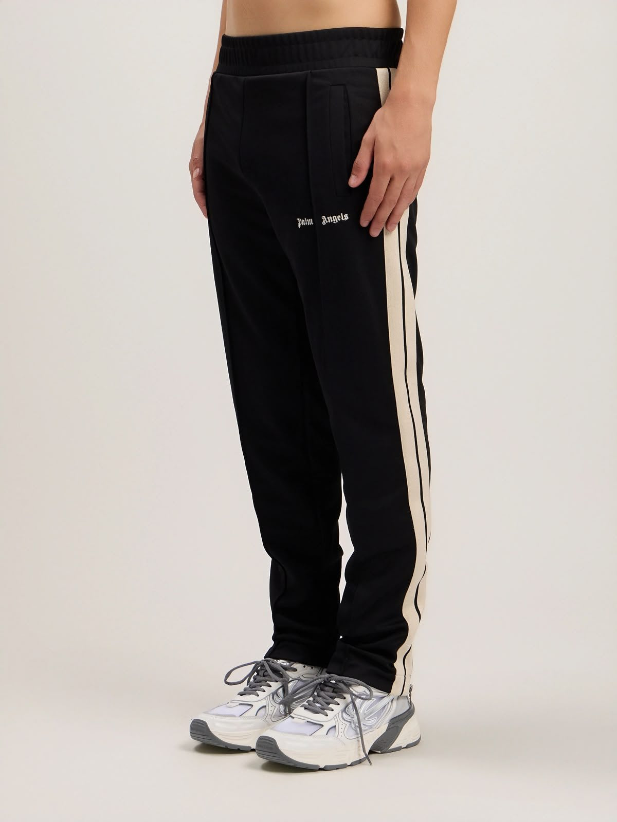 Pantalone Palm Angels logo ricamato 