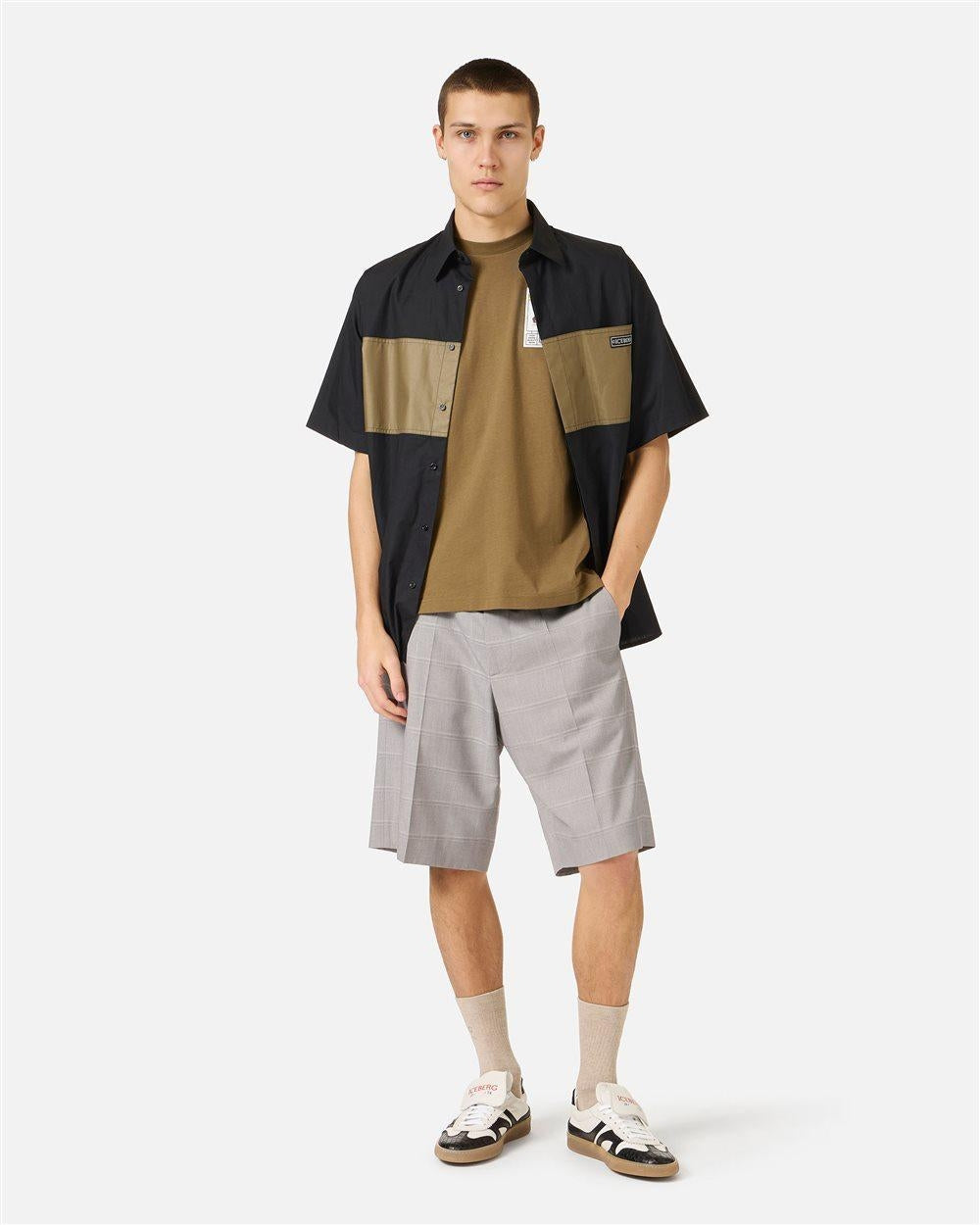 T-Shirt Iceberg con stampa orso uomo