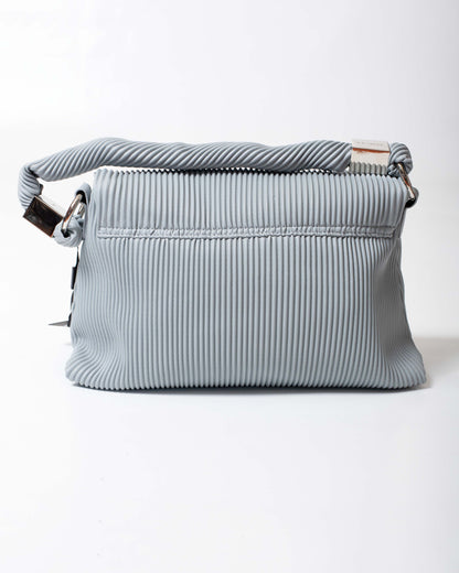 Borsa John Richmond in pliss&egrave; con manico e tracolla donna