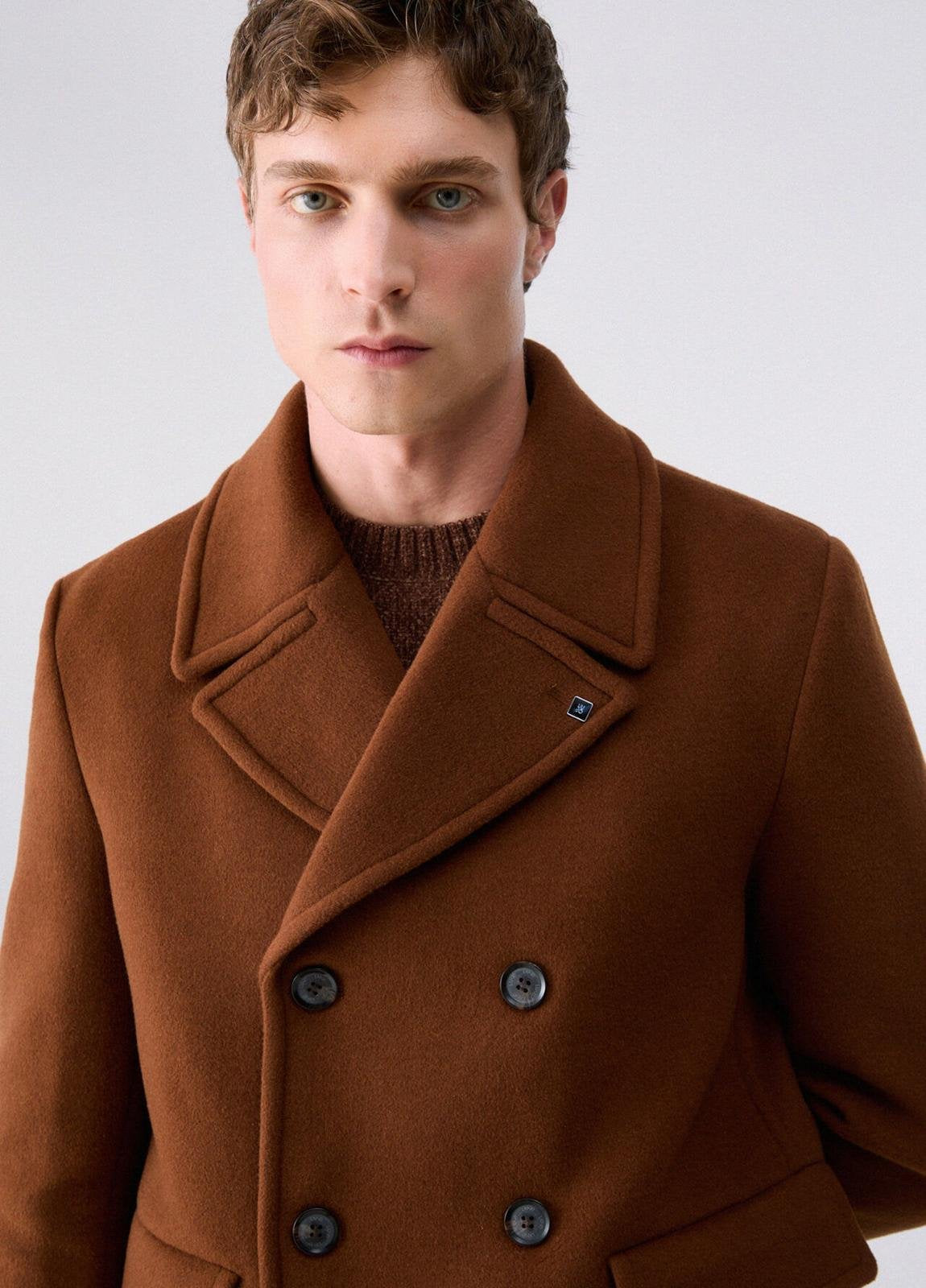 Cappotto Liu Jo doppiopetto in lana e cashmere