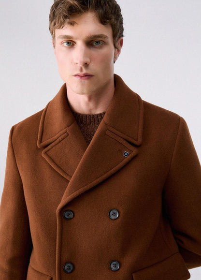 Cappotto Liu Jo doppiopetto in lana e cashmere