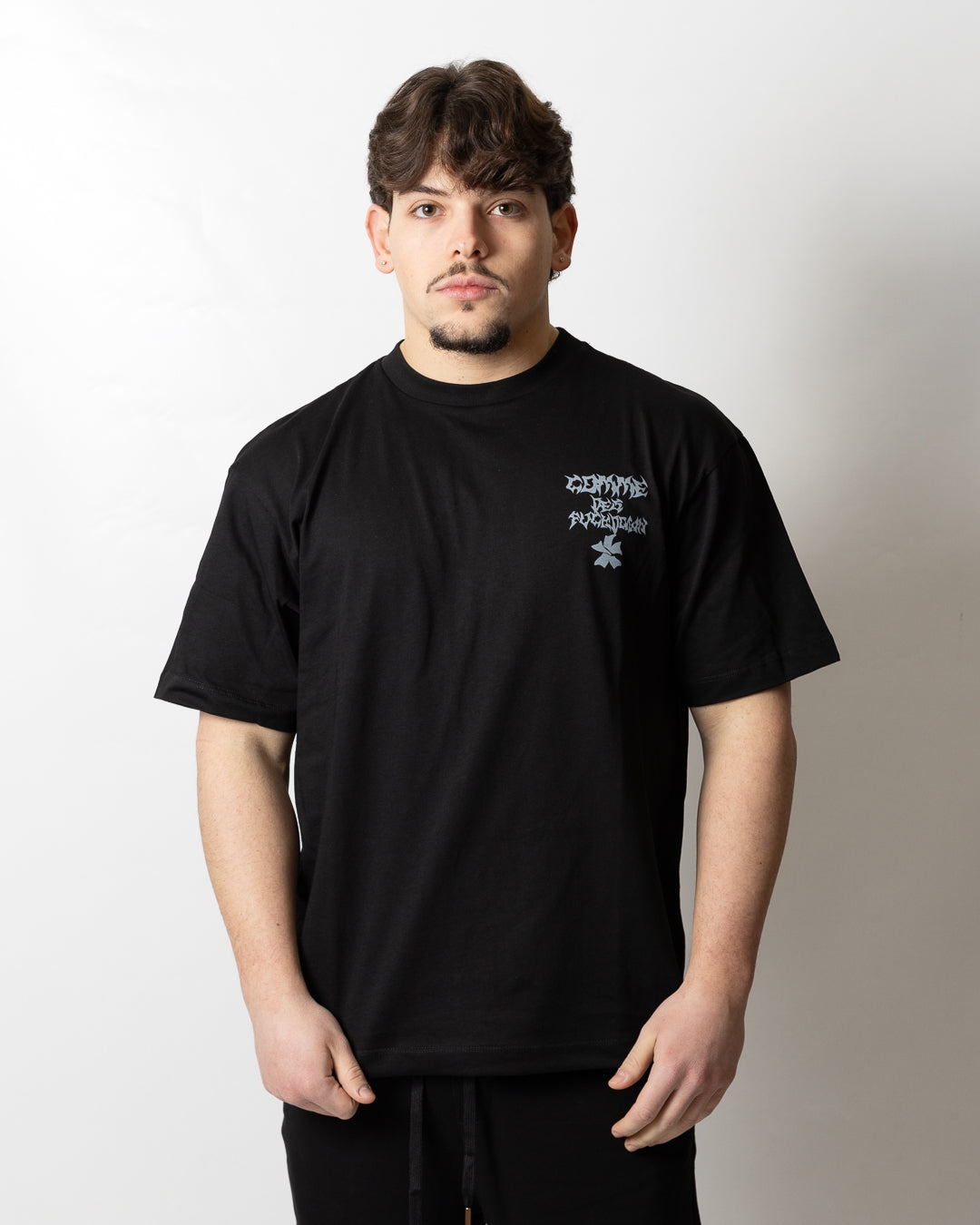 T-Shirt Comme des Fuckdown con stampa uomo