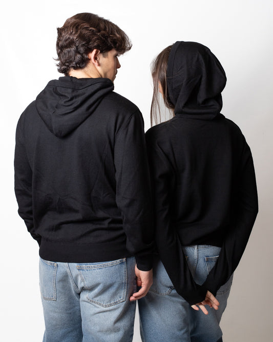 Maglia Moschino in lana con cappuccio e logo Teddy Bear