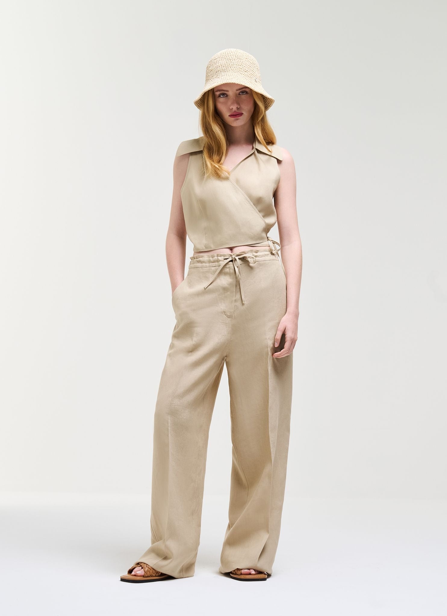 Pantalone Colmar "Unique" in lino donna