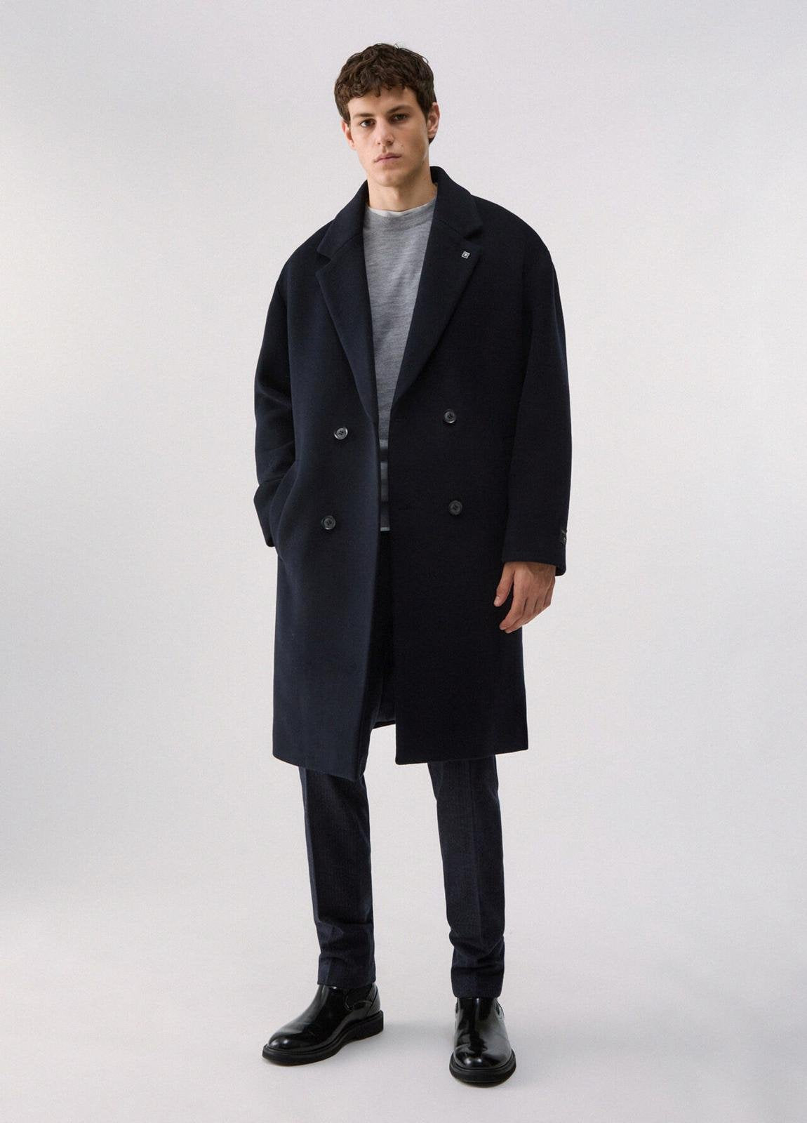 Cappotto Liu Jo doppiopetto in lana e cashmere
