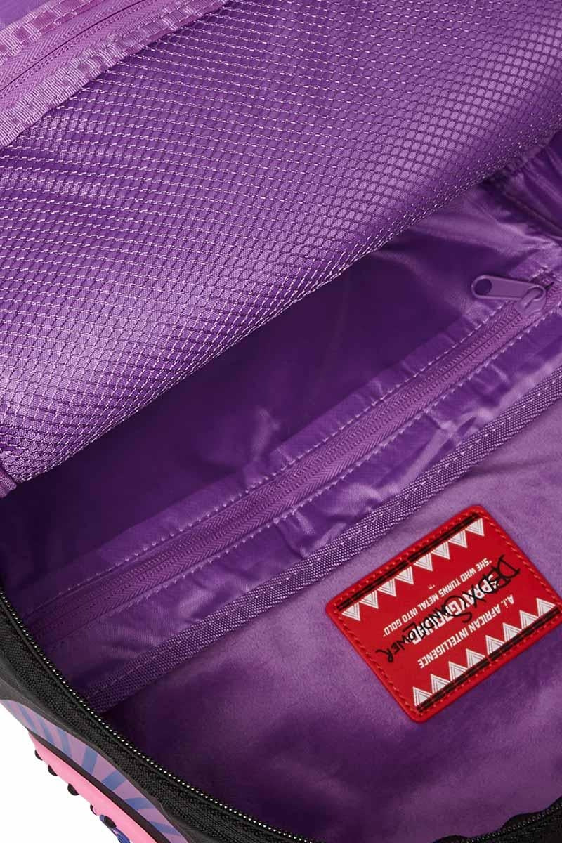Zaino Sprayground nero A.I purple wonderland backpack