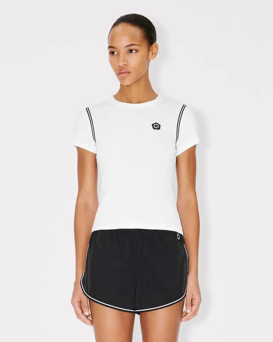 T-Shirt Kenzo con logo in ricamo boke flower 2.0 donna