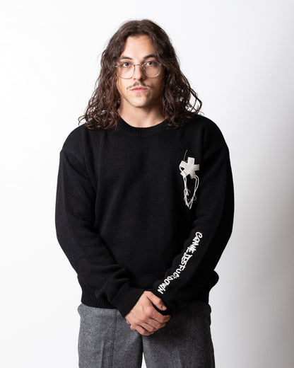 Maglia Comme des Fuckdown con loghi ricamati uomo