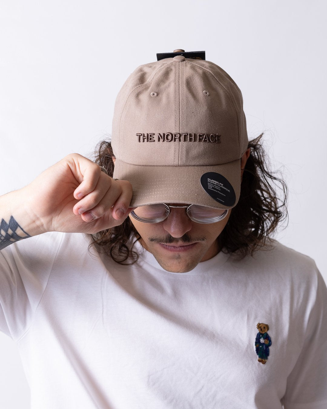 Cappello The North Face con visiera e logo ricamato