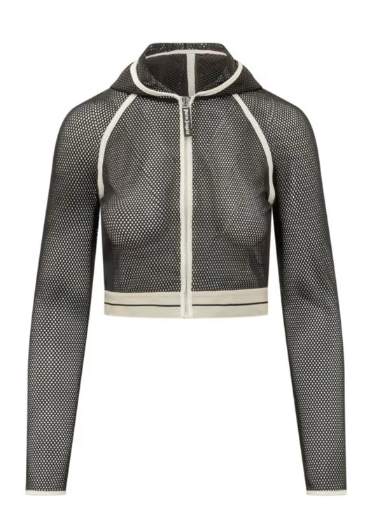 Felpa Palm Angels "Logo Mesh" donna