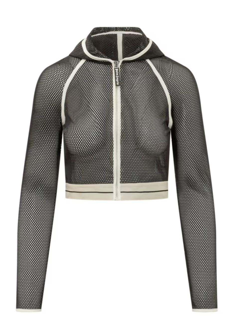 Felpa Palm Angels "Logo Mesh" donna