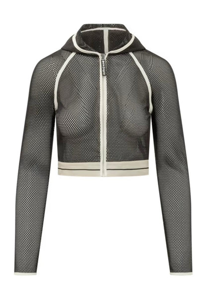 Felpa Palm Angels "Logo Mesh" donna