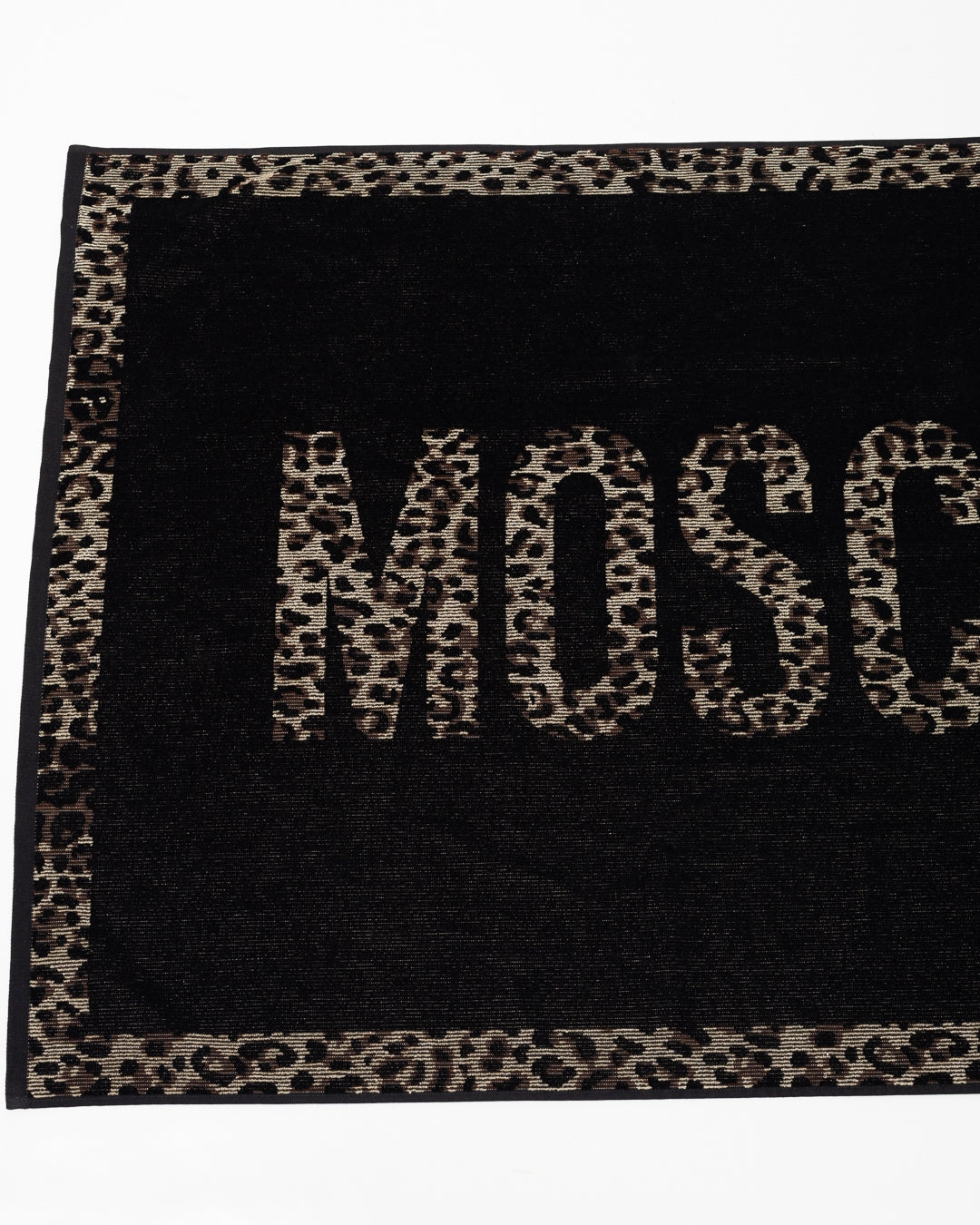 Telo mare Moschino Swim con logo animalier