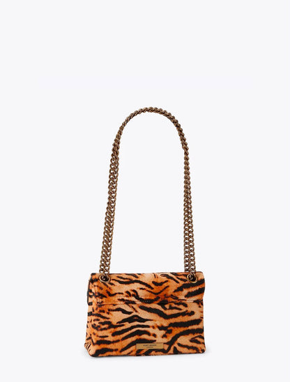Borsa Kurt Geiger in cavallino con stampa tigrata