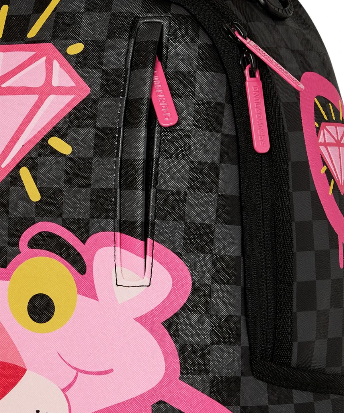 Zaino Sprayground nero "Pink Panther: drippy diamonds backpack"