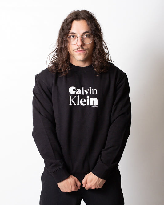 Felpa Calvin Klein girocollo "Bold Graph" uomo