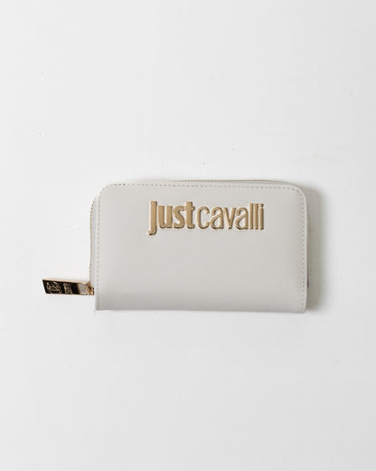 Portafogli Just Cavalli in pelle con placchetta logata donna
