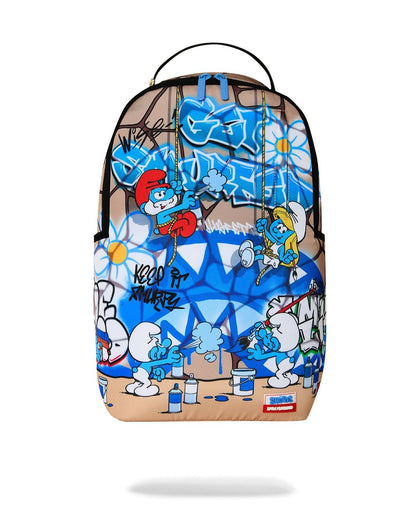 Zaino Sprayground blu SMURFS ART PARTY BACKPACK 