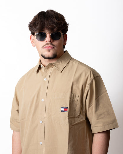 Camicia Tommy Jeans over con taschino uomo