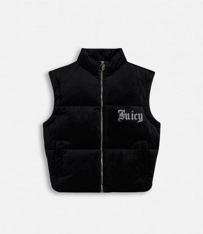 Giubbotto Juicy Couture con logo strass