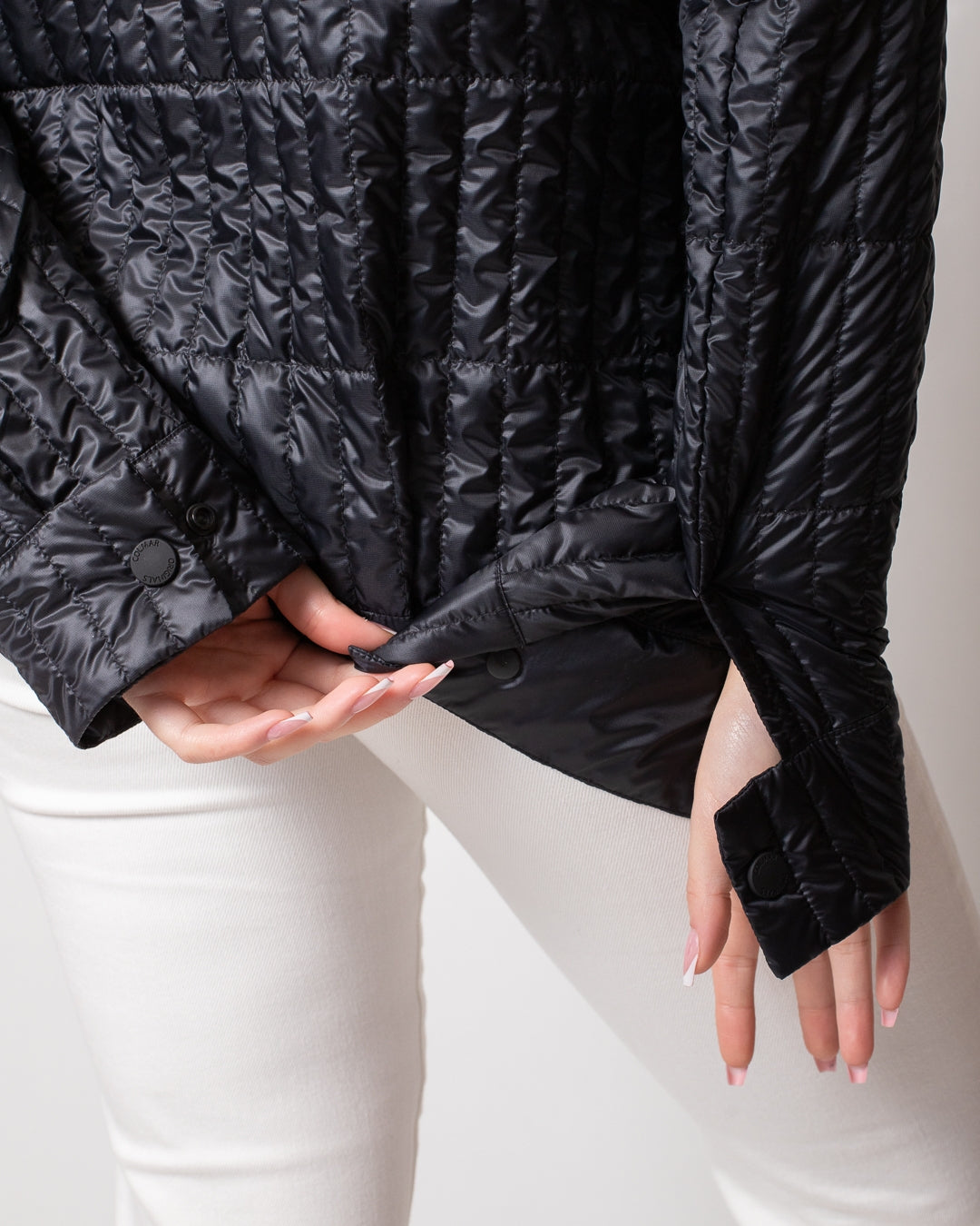 Giacca Colmar trapuntata con colletto a camicia donna