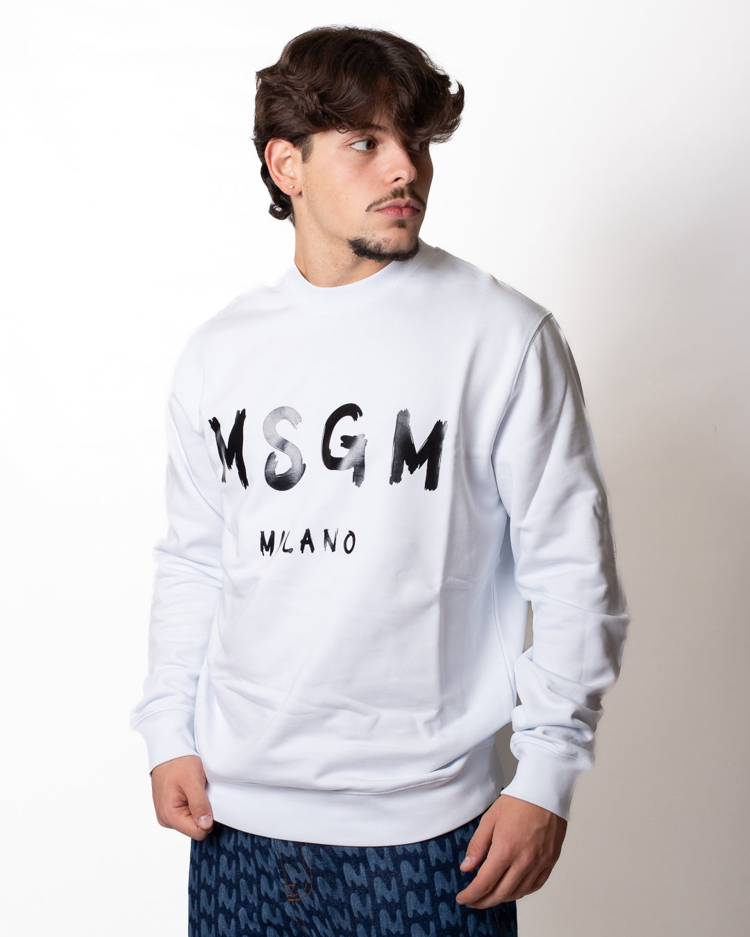 Felpa MSGM girocollo "Classic Logo"