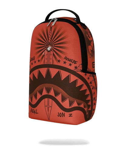 Zaino Sprayground rosso JON Z TATTOOS BACKPACK 